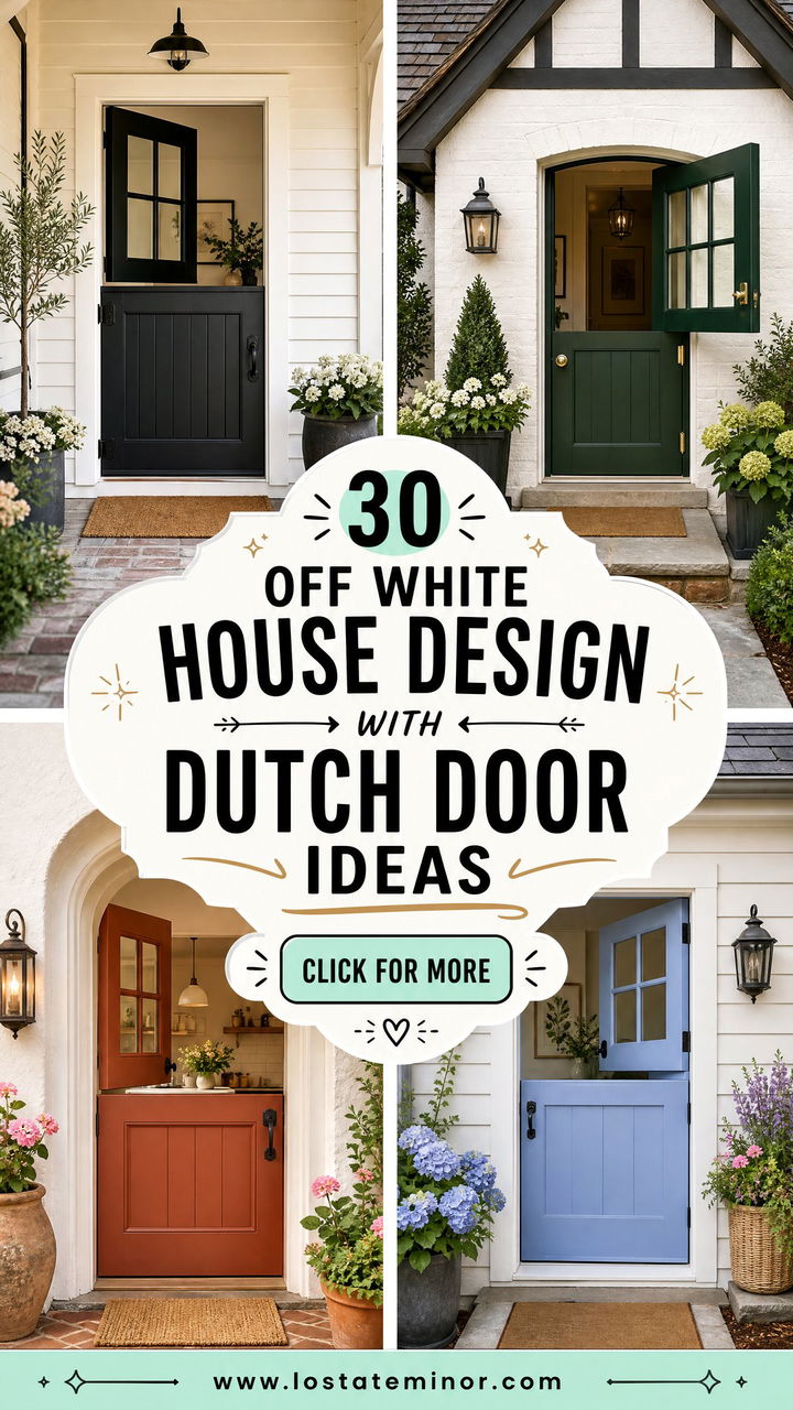 30 Off White House Design With Dutch Door Ideas Welcoming Charm - 30 Off White House Design With Dutch Door Ideas: Welcoming Charm