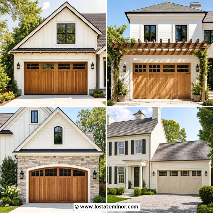 30 Off White House Design With Garage Door Ideas to Inspire