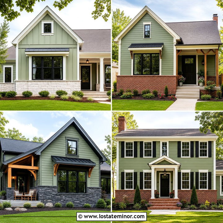 30 Sage Green House Design With Wainscoting Ideas You’ll Love