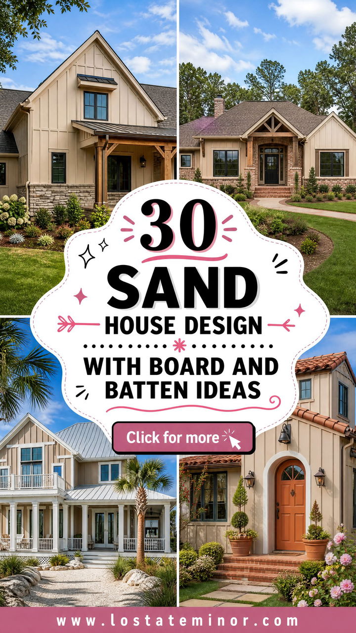 30 Sand House Design With Board and Batten Ideas for Modern Charm - 30 Sand House Design With Board and Batten Ideas for Modern Charm
