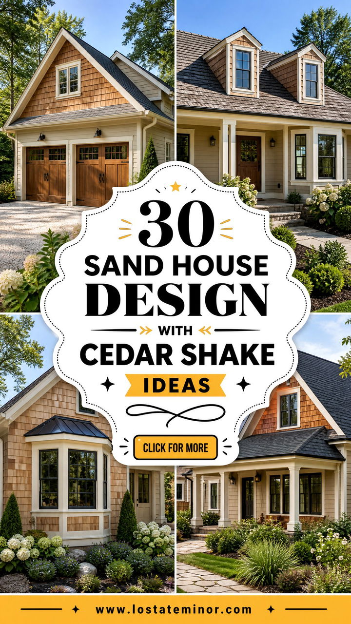 30 Sand House Design With Cedar Shake Ideas for Cozy Curb Appeal - 30 Sand House Design With Cedar Shake Ideas for Cozy Curb Appeal