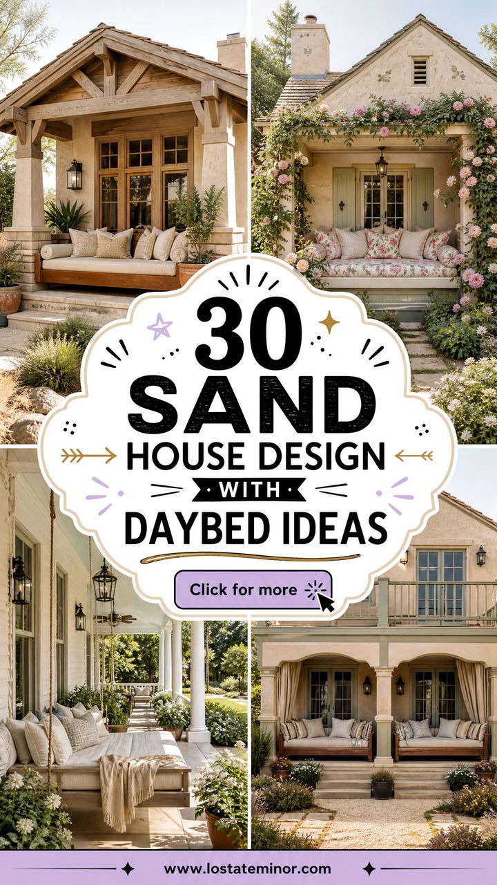 30 Sand House Design With Daybed Ideas for Dreamy Outdoor Living - 30 Sand House Design With Daybed Ideas for Dreamy Outdoor Living