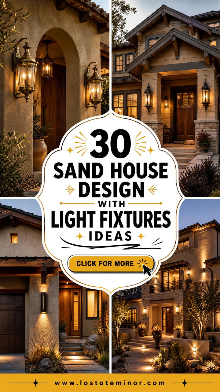 30 Sand House Design With Light Fixtures Ideas Create a Warm Glow - 30 Sand House Design With Light Fixtures Ideas: Create a Warm Glow