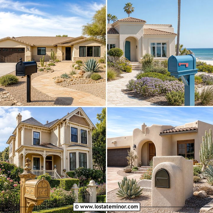 30 Sand House Design With Mailbox Ideas: Charming Curb Appeal