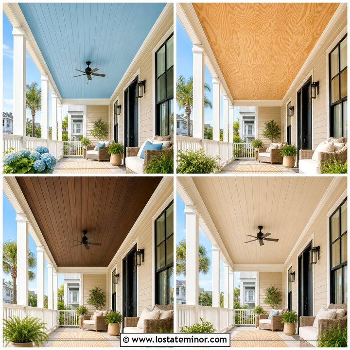 30 Sand House Design With Porch Ceiling Ideas: A Cozy Upgrade