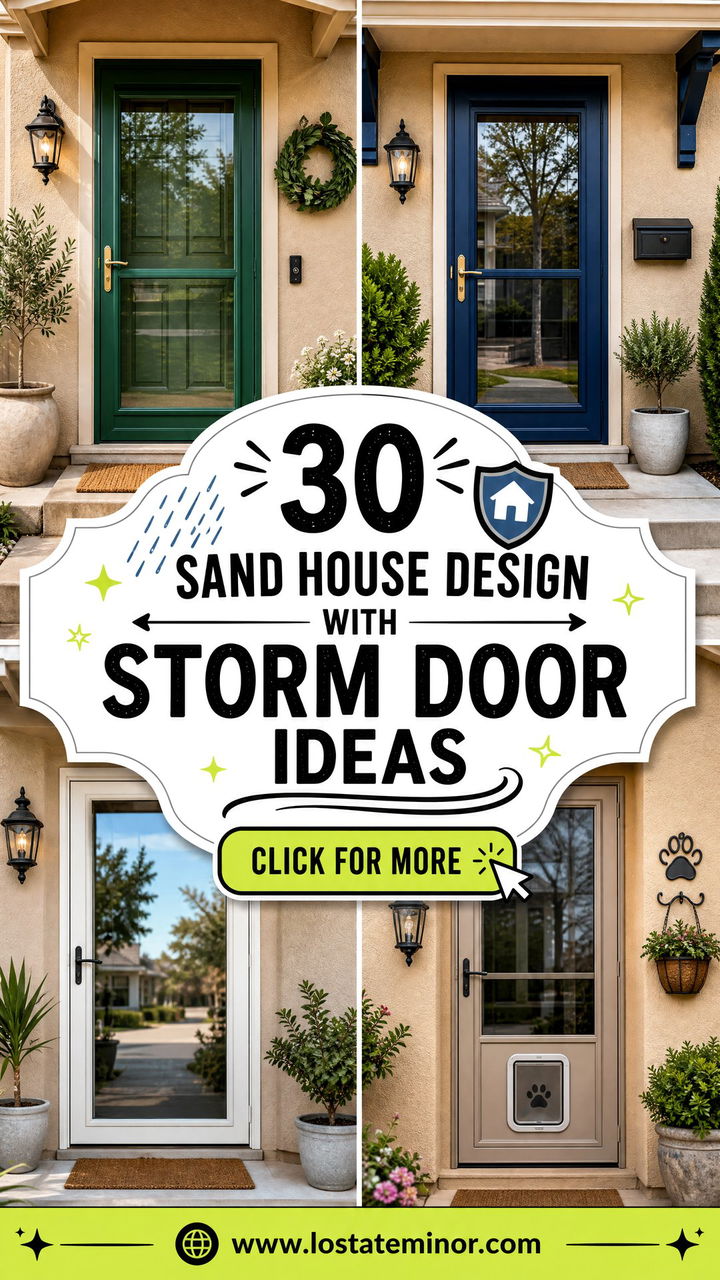 30 Sand House Design With Storm Door Ideas Weather-Ready Style - 30 Sand House Design With Storm Door Ideas: Weather-Ready Style