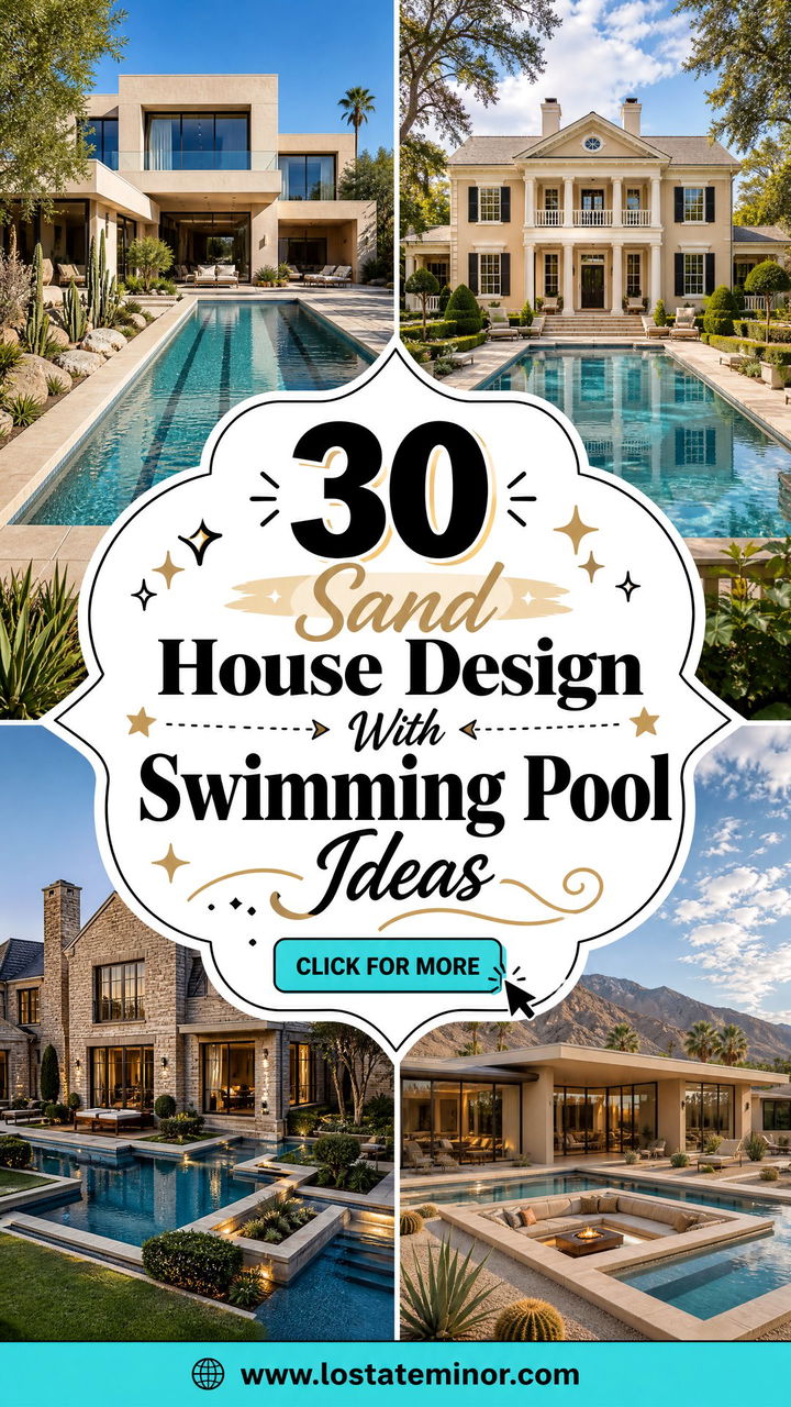 30 Sand House Design With Swimming Pool Ideas Stylish Retreats - 30 Sand House Design With Swimming Pool Ideas: Stylish Retreats