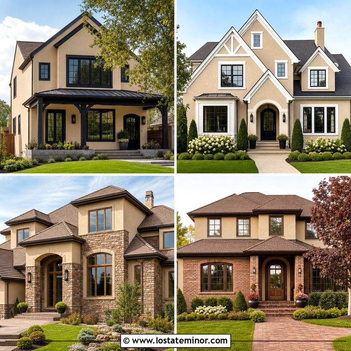 30 Sand House Design With Window Frames Ideas: Stylish Exteriors
