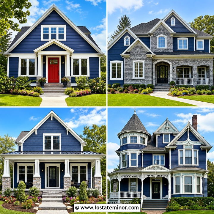 30 Slate Blue House Design With Gables Ideas: Standout Styles