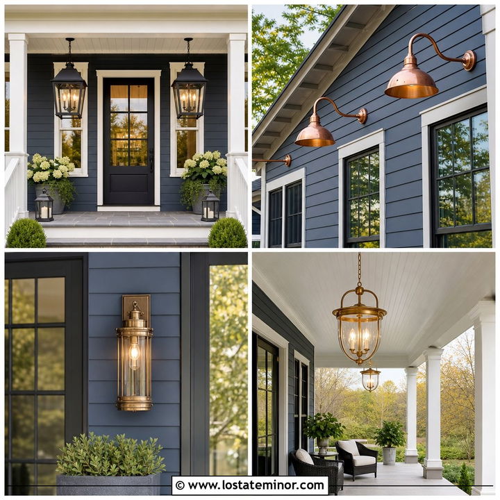 30 Slate Blue House Design With Light Fixtures Ideas: Chic Picks