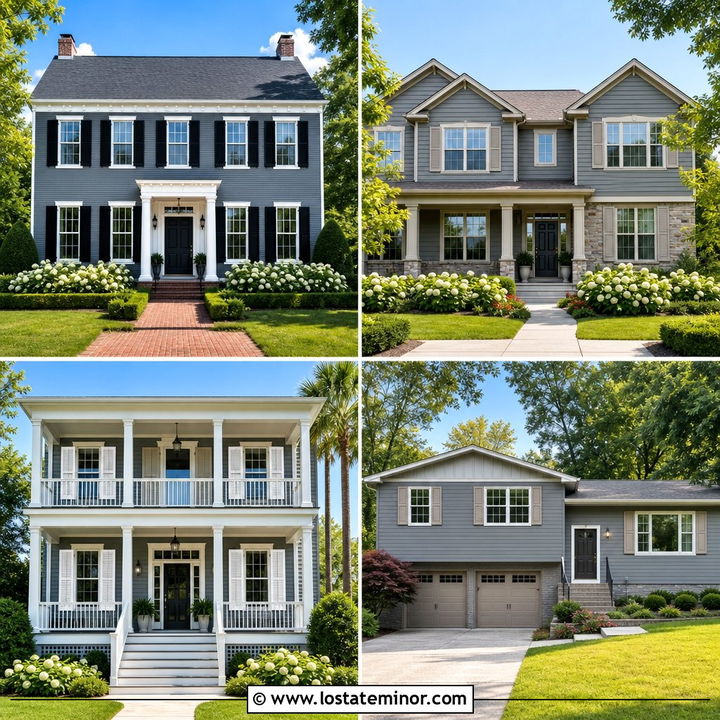 30 Slate Grey House Design With Shutters Ideas for Timeless Charm