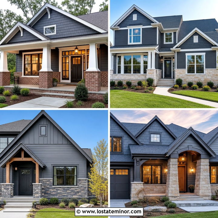 30 Slate Grey House Design With Wainscoting Ideas To Try