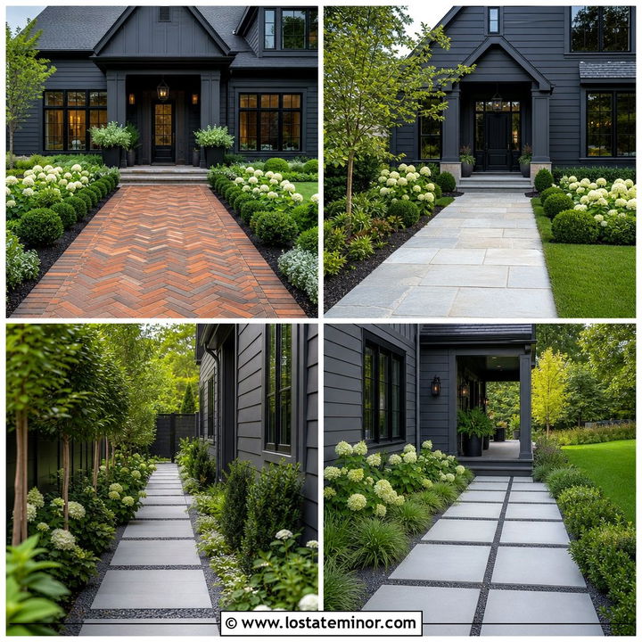30 Slate Grey House Design With Walkway Ideas You’ll Love
