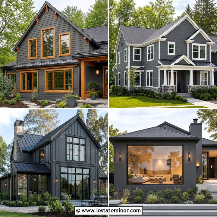 30 Slate Grey House Design With Window Frames Ideas To Try