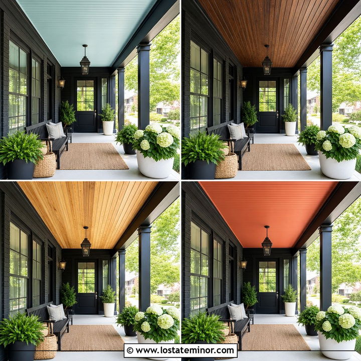 30 Soft Black House Design With Porch Ceiling Ideas You’ll Love