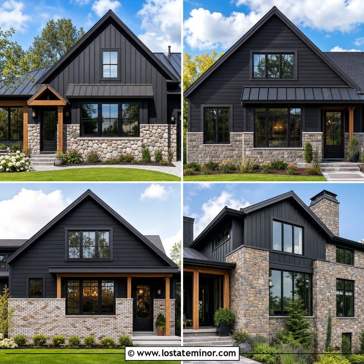 30 Soft Black House Design With Wainscoting Ideas For Chic Homes