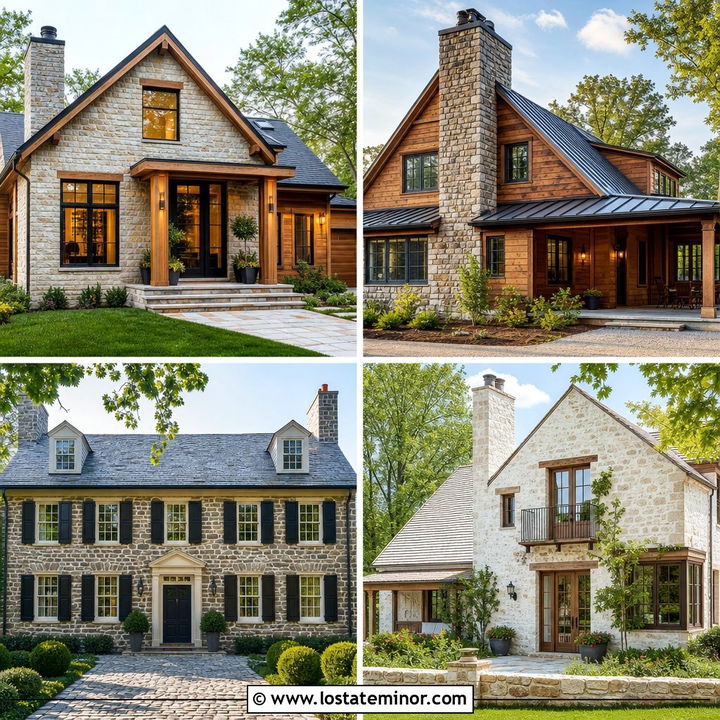 30 Stone House Design With Accents Ideas For Timeless Exteriors