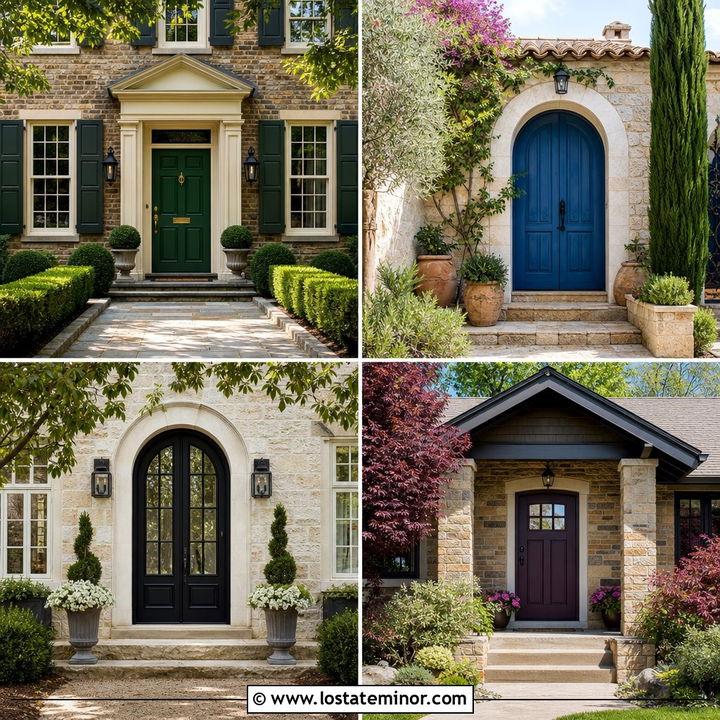 30 Stone House Design With Front Door Ideas for a Warm Welcome