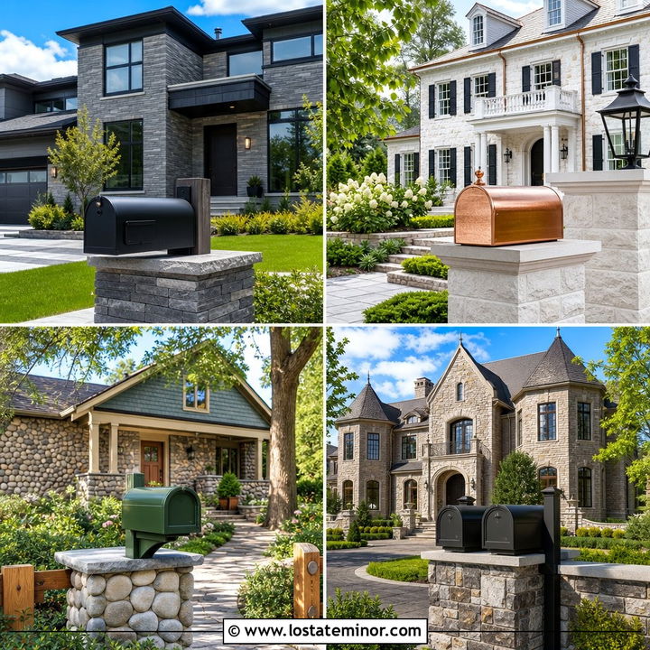 30 Stone House Design With Mailbox Ideas for Standout Curb Appeal
