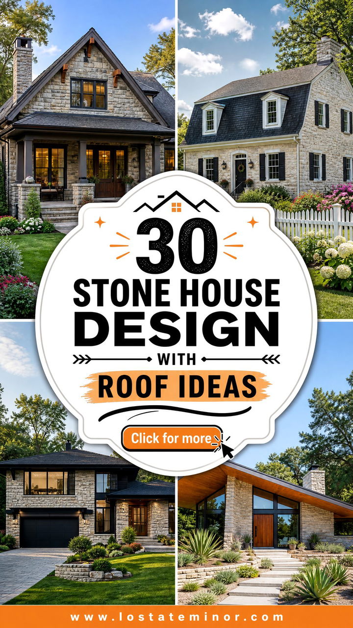 30 Stone House Design With Roof Ideas Timeless Curb Appeal - 30 Stone House Design With Roof Ideas: Timeless Curb Appeal