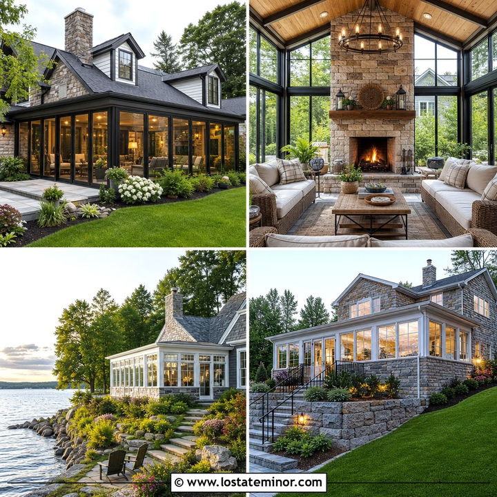 30 Stone House Design With Sunroom Ideas: Bright Retreats