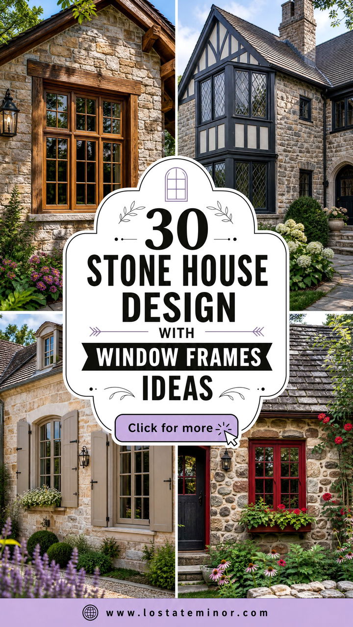 30 Stone House Design With Window Frames Ideas Refined Exteriors - 30 Stone House Design With Window Frames Ideas: Refined Exteriors