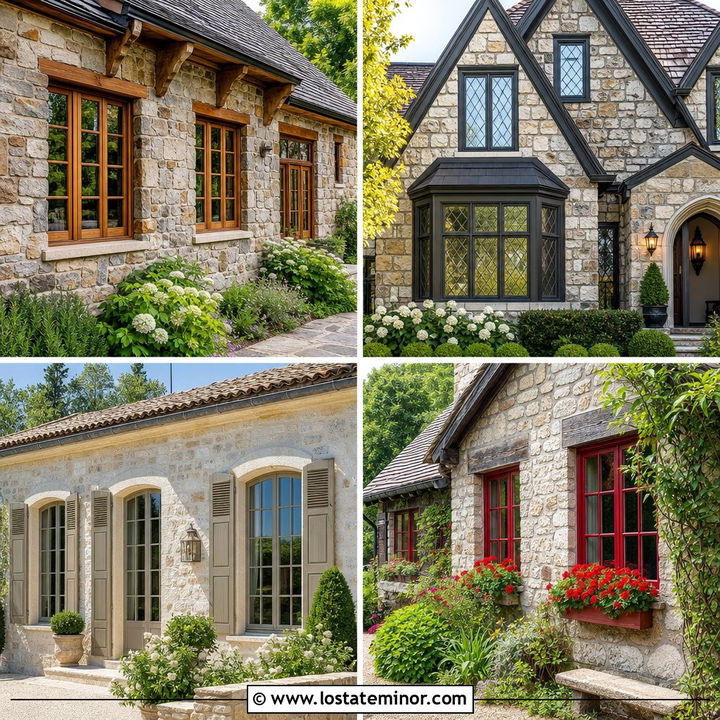 30 Stone House Design With Window Frames Ideas: Refined Exteriors