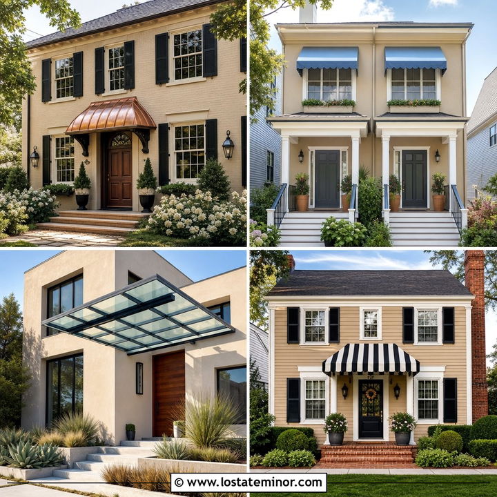30 Tan House Design With Awning Ideas: Smart Shade Solutions