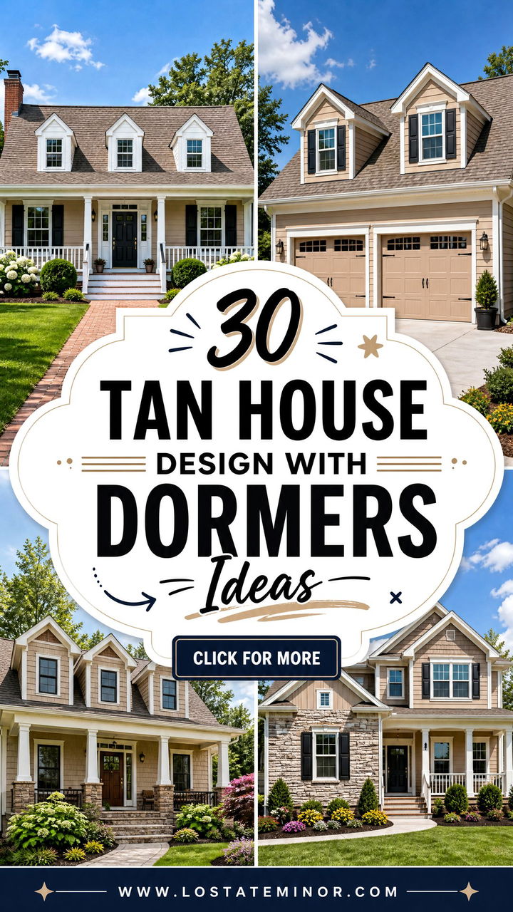 30 Tan House Design With Dormers Ideas Timeless Curb Appeal - 30 Tan House Design With Dormers Ideas: Timeless Curb Appeal