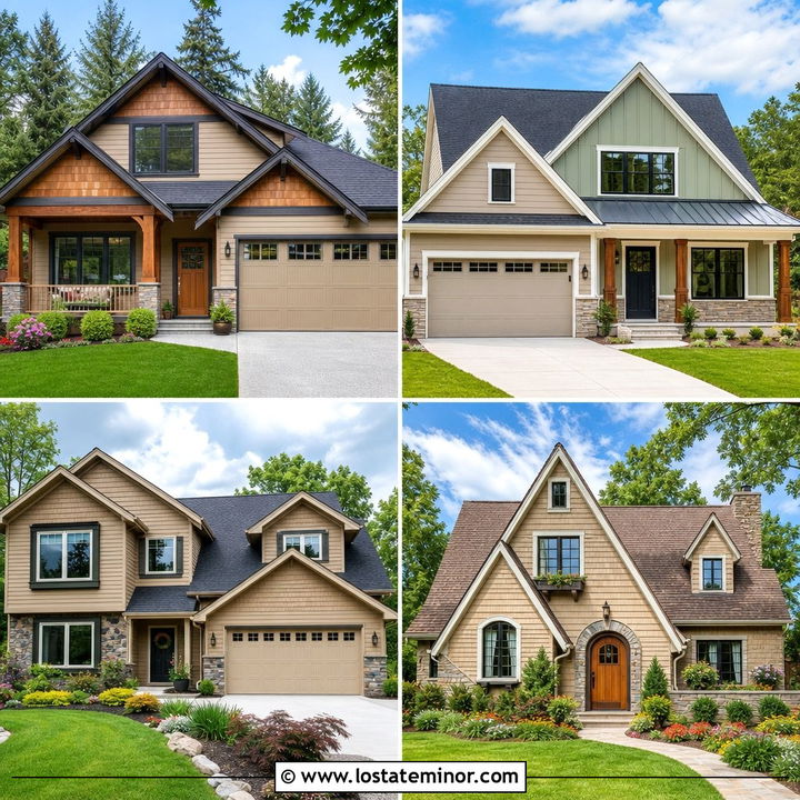 30 Tan House Design With Gables Ideas: Timeless Exterior Style