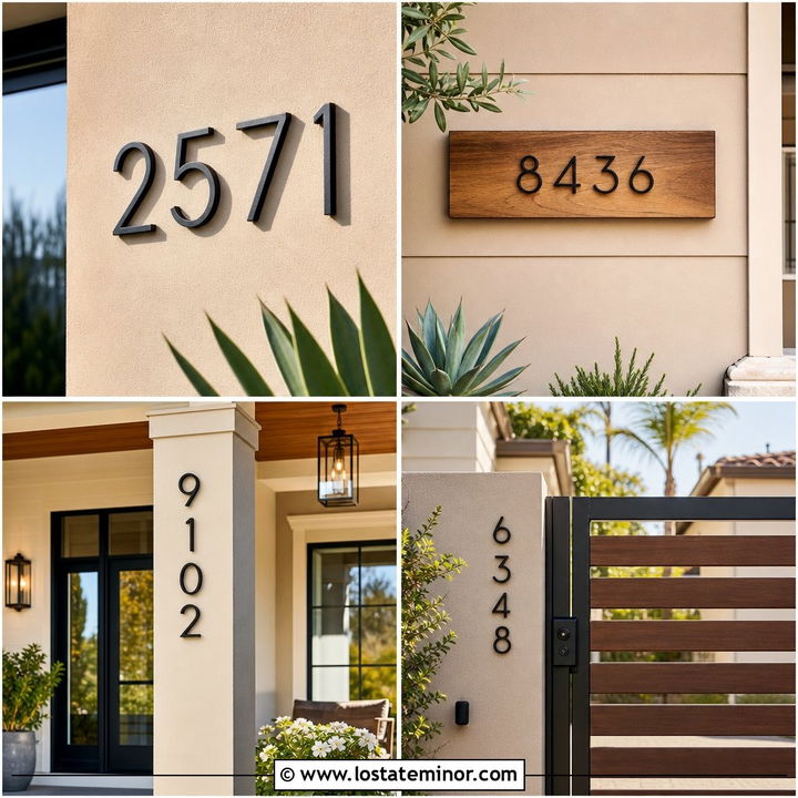 30 Tan House Design With House Numbers Ideas: Curb Appeal Tips