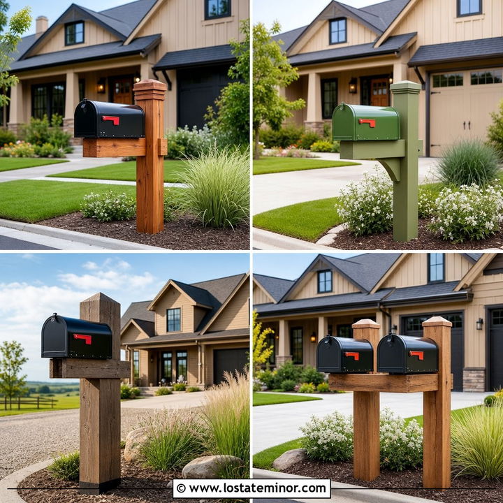 30 Tan House Design With Mailbox Ideas: Easy Curb Appeal