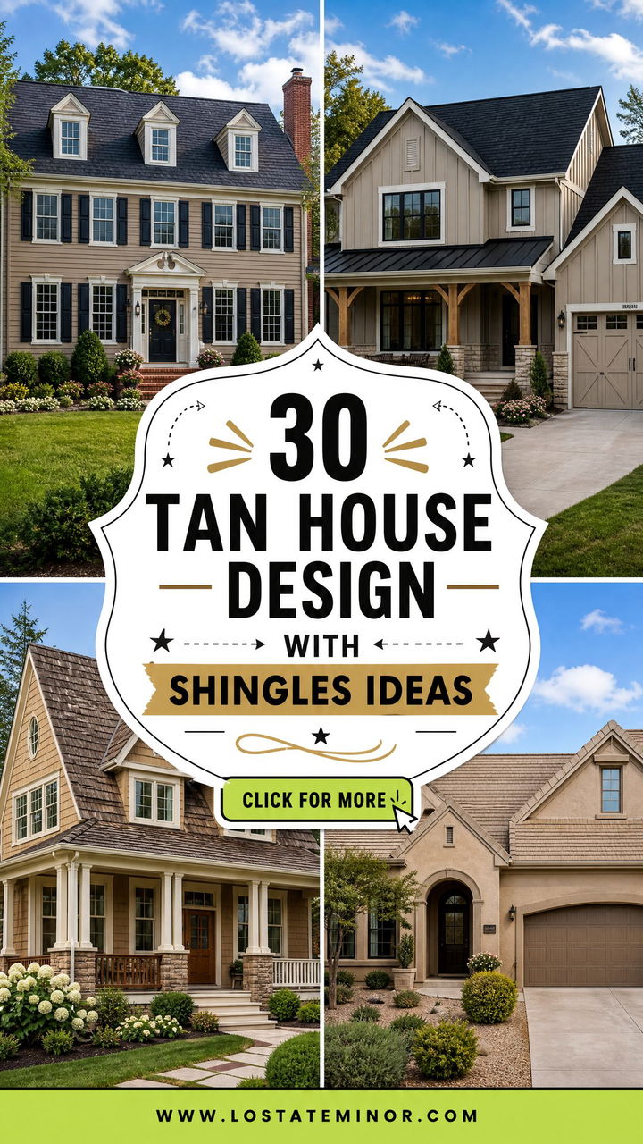 30 Tan House Design With Shingles Ideas for Lasting Curb Appeal - 30 Tan House Design With Shingles Ideas for Lasting Curb Appeal