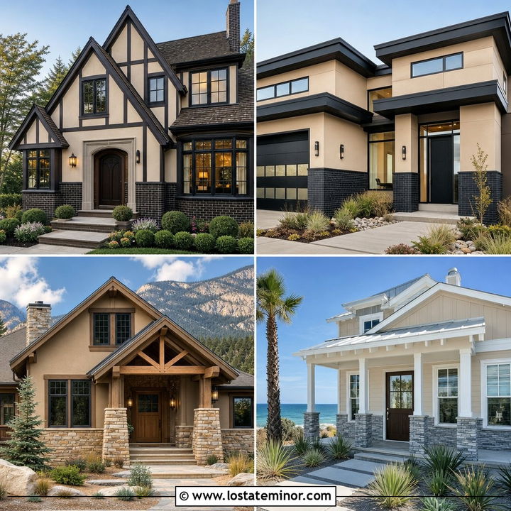 30 Tan House Design With Wainscoting Ideas for Refined Character