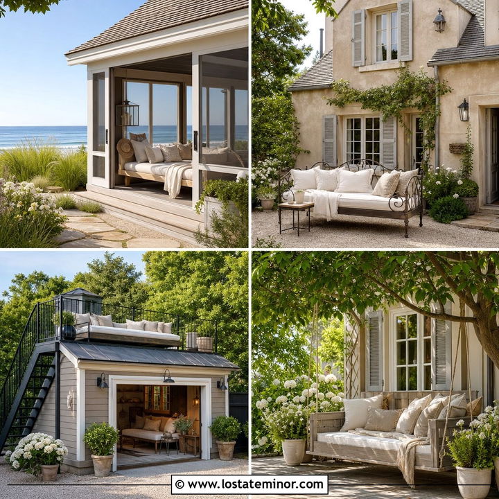 30 Taupe House Design With Daybed Ideas: Cozy Outdoor Style
