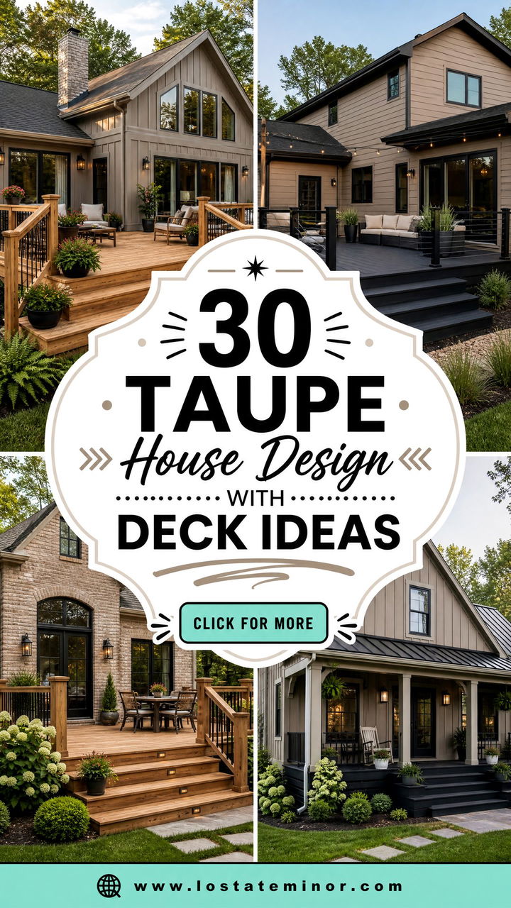 30 Taupe House Design With Deck Ideas Elevated Outdoor Style - 30 Taupe House Design With Deck Ideas: Elevated Outdoor Style