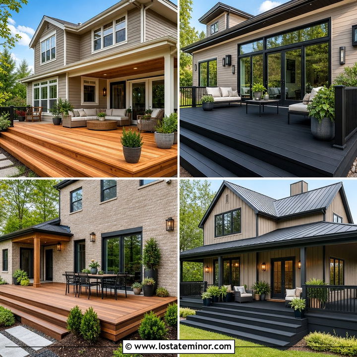 30 Taupe House Design With Deck Ideas: Elevated Outdoor Style