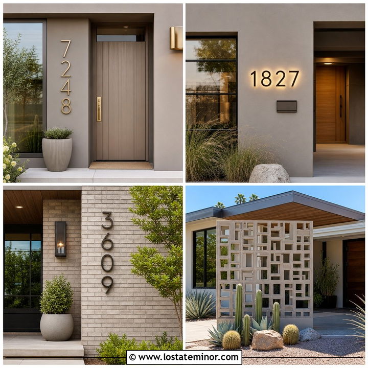 30 Taupe House Design With House Numbers Ideas That Stand Out