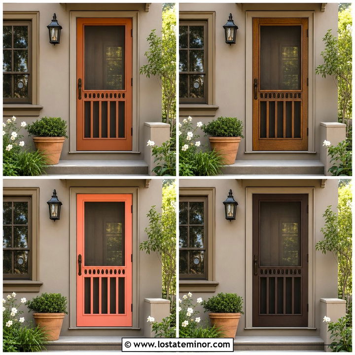 30 Taupe House Design With Screen Door Ideas for Welcoming Style