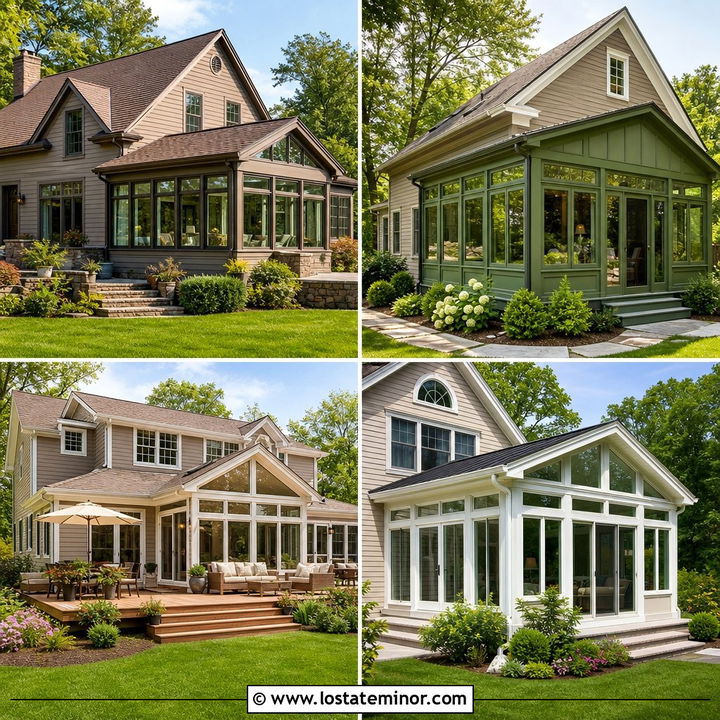 30 Taupe House Design With Sunroom Ideas for Bright Living