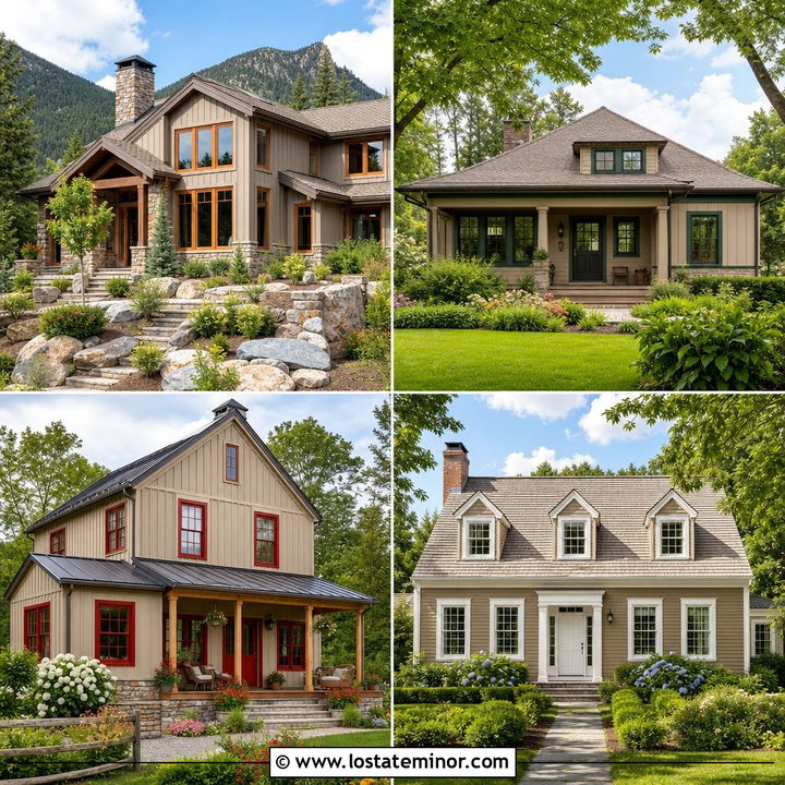 30 Taupe House Design With Window Frames Ideas for Modern Style
