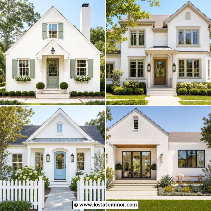 30 Warm White House Design With Accents Ideas for Fresh Style