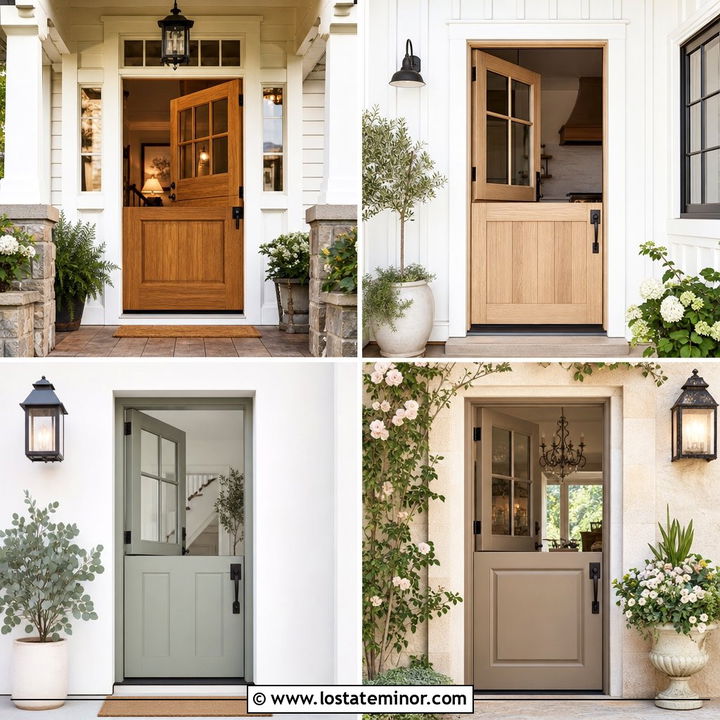 30 Warm White House Design With Dutch Door Ideas With Cozy Charm