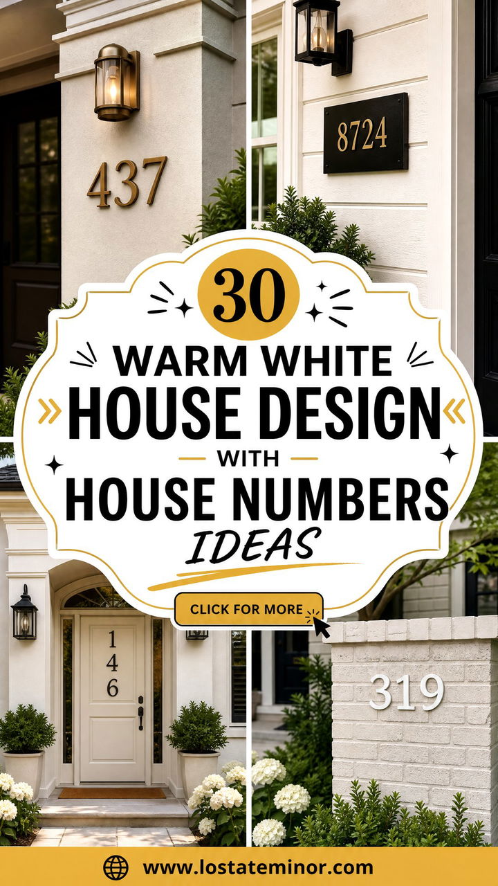 30 Warm White House Design With House Numbers Ideas Top Picks - 30 Warm White House Design With House Numbers Ideas: Top Picks