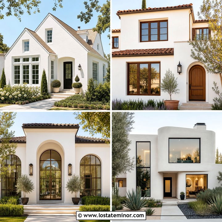 30 Warm White House Design With Window Frames Ideas You’ll Love