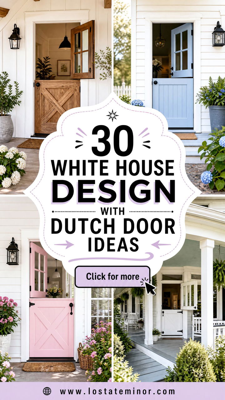 30 White House Design With Dutch Door Ideas Full of Warm Charm - 30 White House Design With Dutch Door Ideas Full of Warm Charm