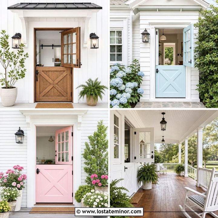 30 White House Design With Dutch Door Ideas Full of Warm Charm