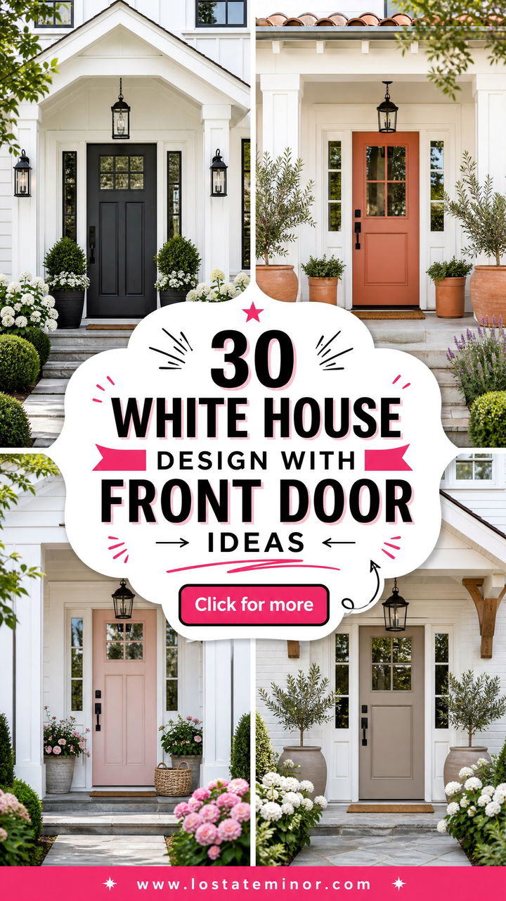 30 White House Design With Front Door Ideas for an Inviting Entry - 30 White House Design With Front Door Ideas for an Inviting Entry