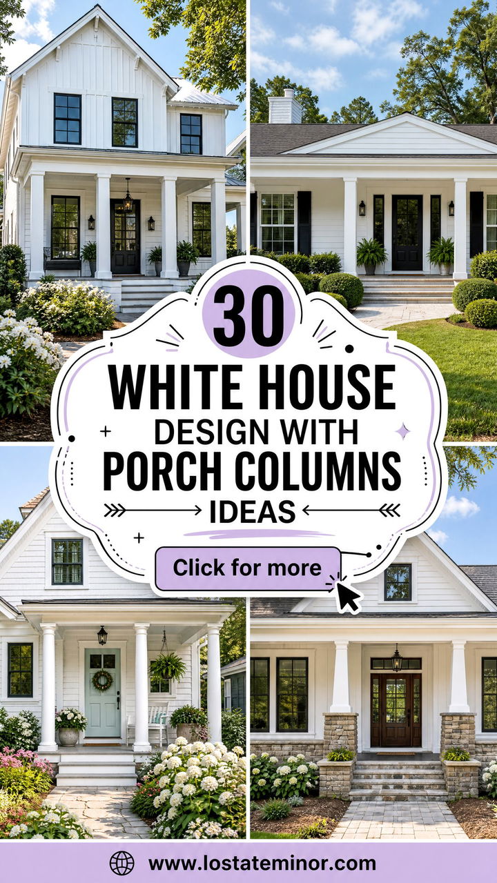 30 White House Design With Porch Columns Ideas for Timeless Charm - 30 White House Design With Porch Columns Ideas for Timeless Charm