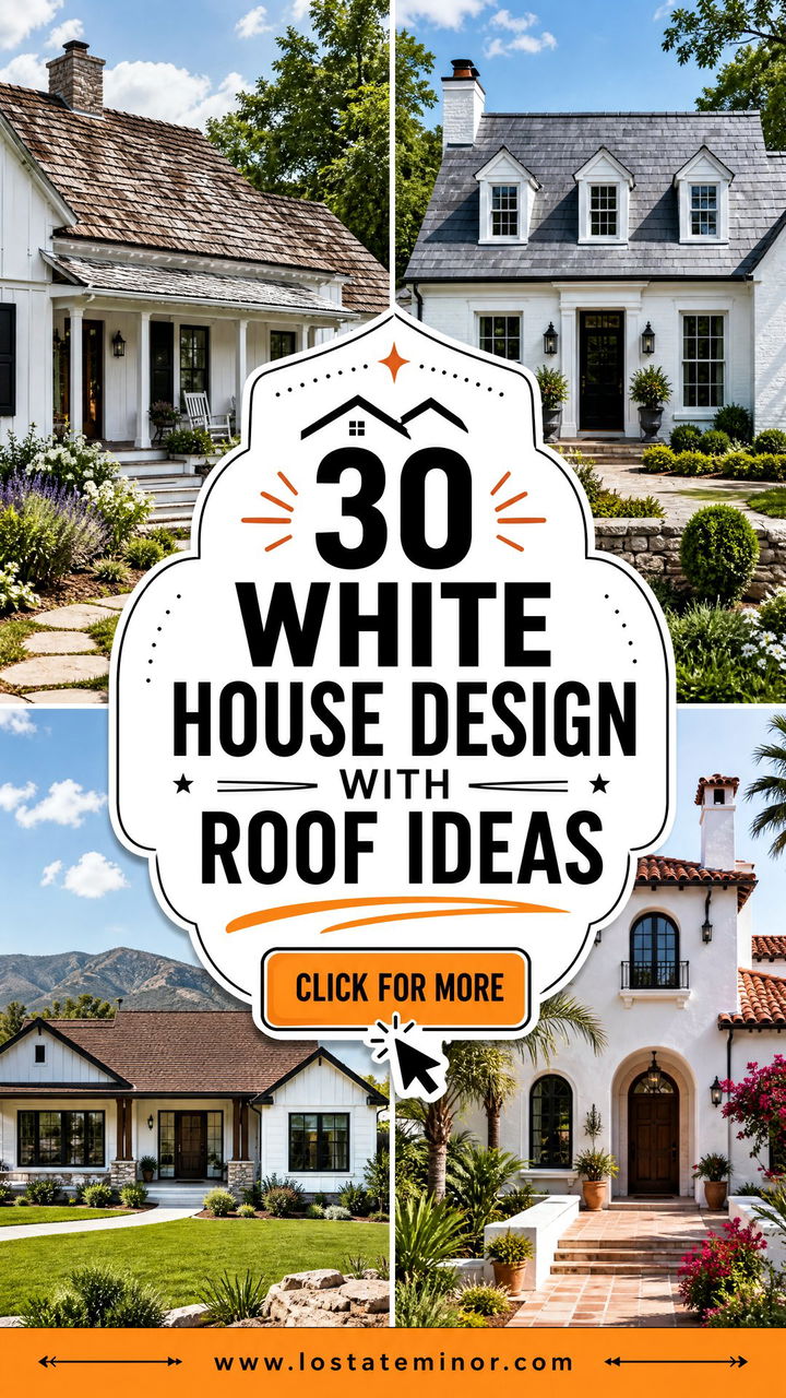 30 White House Design With Roof Ideas for Lasting Curb Appeal - 30 White House Design With Roof Ideas for Lasting Curb Appeal